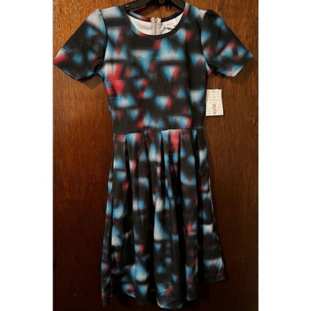 Lularoe Amelia Geometric Design Dress